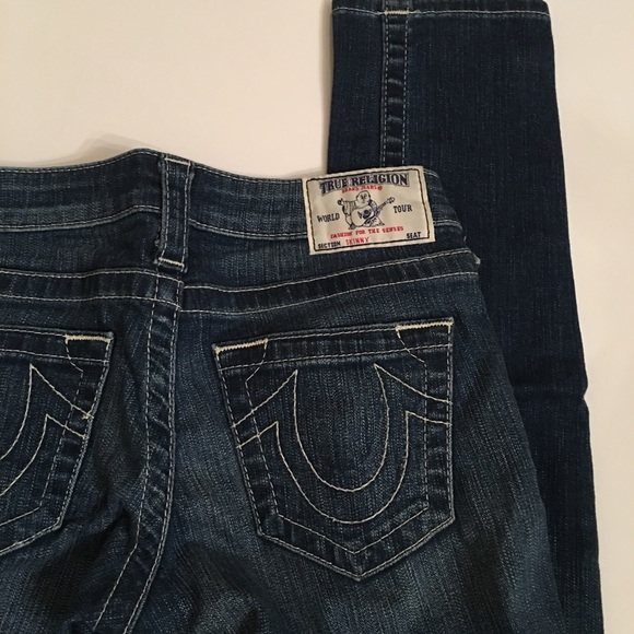 True Religion Blue Basic Skinny Jeans Size 24 - Picture 3 of 8